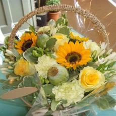 Sunflower Basket