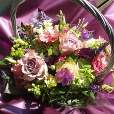 Vintage Pinks Basket