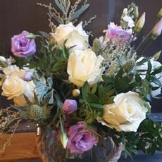 Sweetie Jar of Flowers - Pastels 
